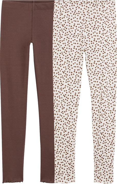 Produktbild La Redoute Collections 2er-Pack gerippte Leggings (102)