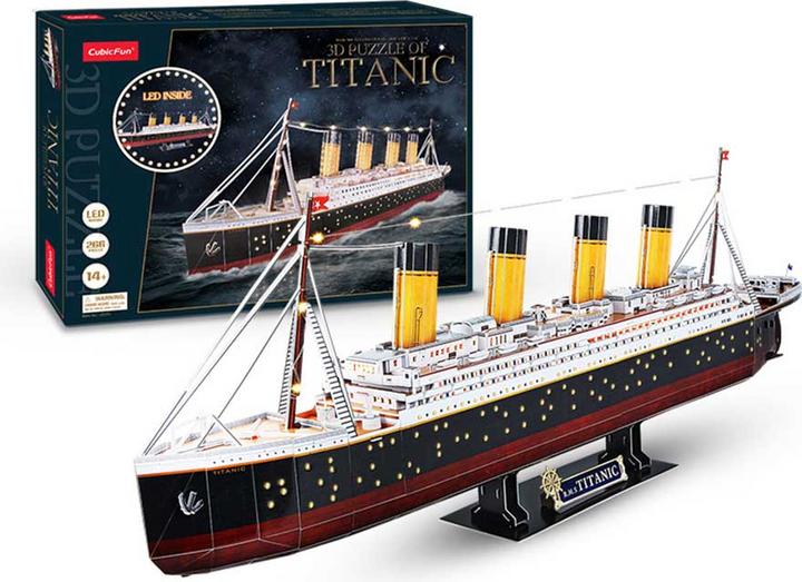Image du produit Cubicfun Titanic LED (266 pièces)