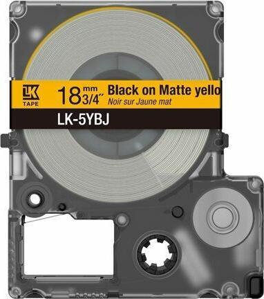 Epson LabelWorks LK-5YBJ - Schwarz auf Mattgelb - Rolle (Schwarz)