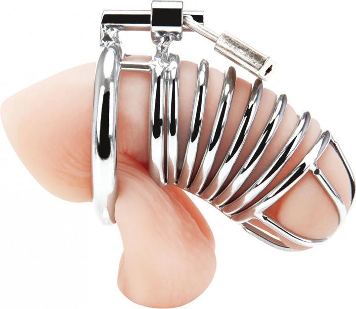 Actual product image Blue Line C&B GEAR Deluxe Chastity Cage