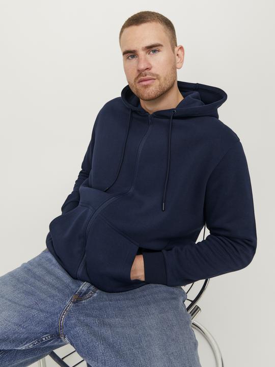 Immagine prodotto Jack & Jones Felpa con cappuccio Plus Size Unicoloured con zip Felpa con cappuccio con zip (XXL)