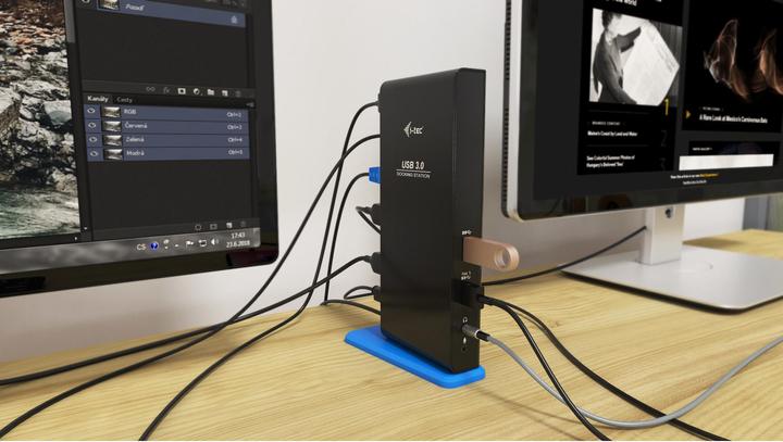 Actual product image i-tec Dual HDMI (USB-C, 9 Ports)