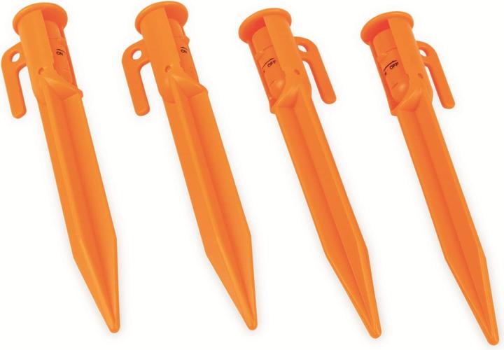 Actual product image Calima CAMPING EQUIPMENT LED tent pegs, 4 pieces