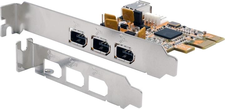 Immagine prodotto Exsys Scheda PCI-E 3+1 FireWire 400
