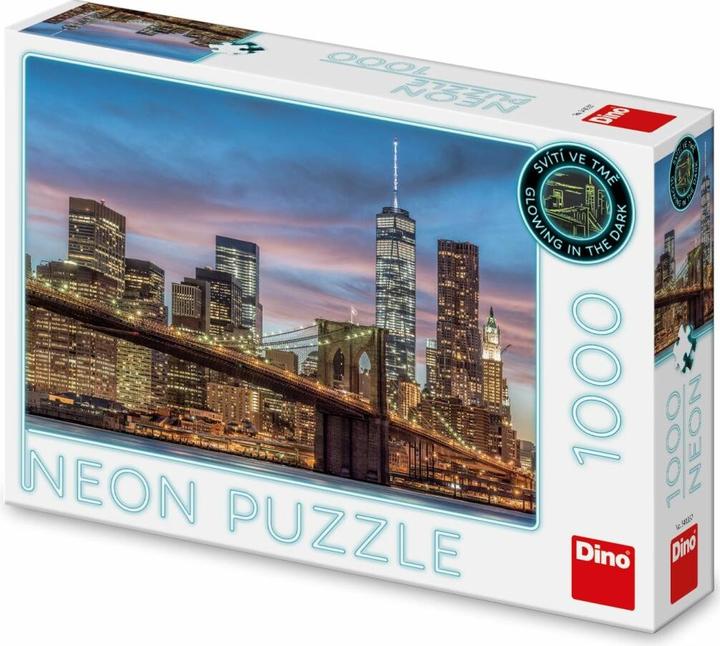 Actual product image Dino Illuminated puzzle New York 1000 pieces (1000 pieces)