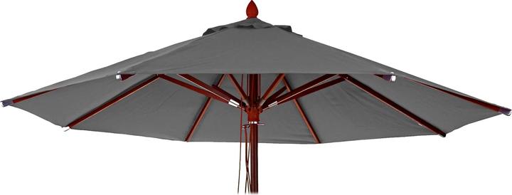 Produktbild Swisshandel24 Bezug für Gastronomie Holz-Sonnenschirm, Sonnenschirmbezug Ersatzbezug, rund Ø4m Polyester 3kg - ant (4 m)