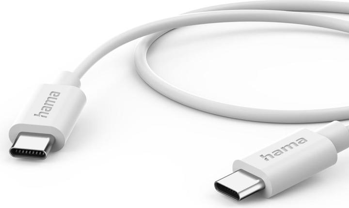 Produktbild Hama Schnellladegerät mit Ladekabel USB-C, Mini-Ladegerät, PD, 20W, 1m, Weiss (20 W)