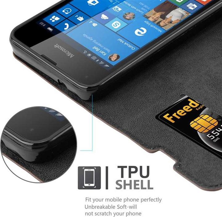 Produktbild Cadorabo Book Invisible Magnet Cover (Microsoft Lumia 550)