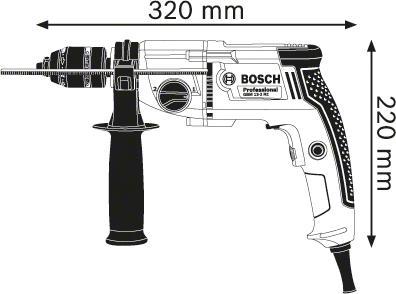 Produktbild Bosch Professional Bohrmaschine GBM 13-2 RE, mit Zahnkranzbohrfutter 1,5 - 13 mm (Netzbetrieb)