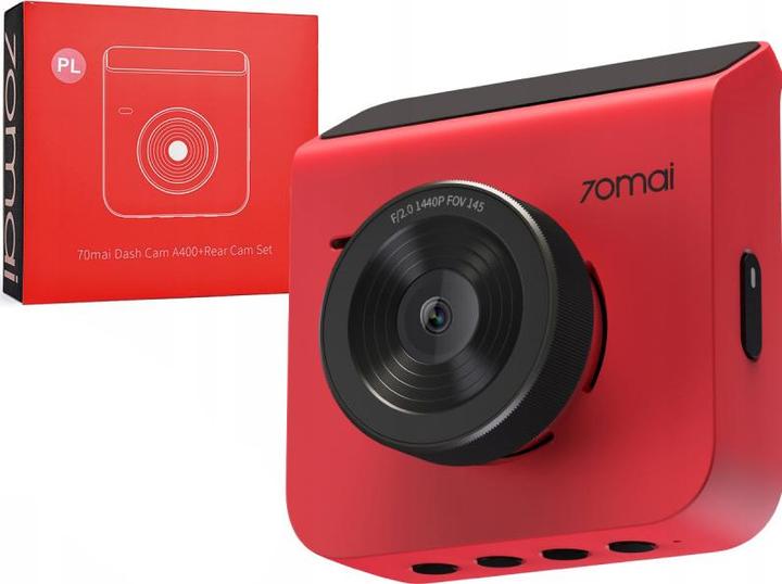 Actual product image 70mai Streckenrekorder Xiaomi Dash Cam A400 Raudon (Built-in microphone, Night vision, Wi-Fi, QHD)