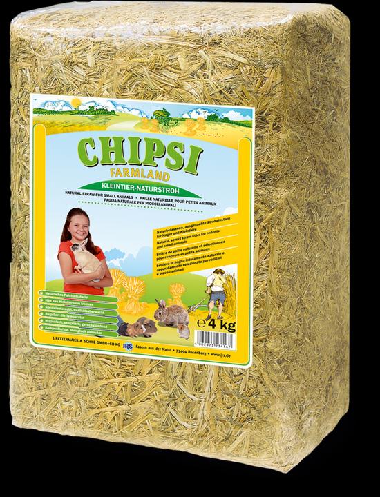 Actual product image Chipsi Farmland Natural straw (4 kg, Bedding)