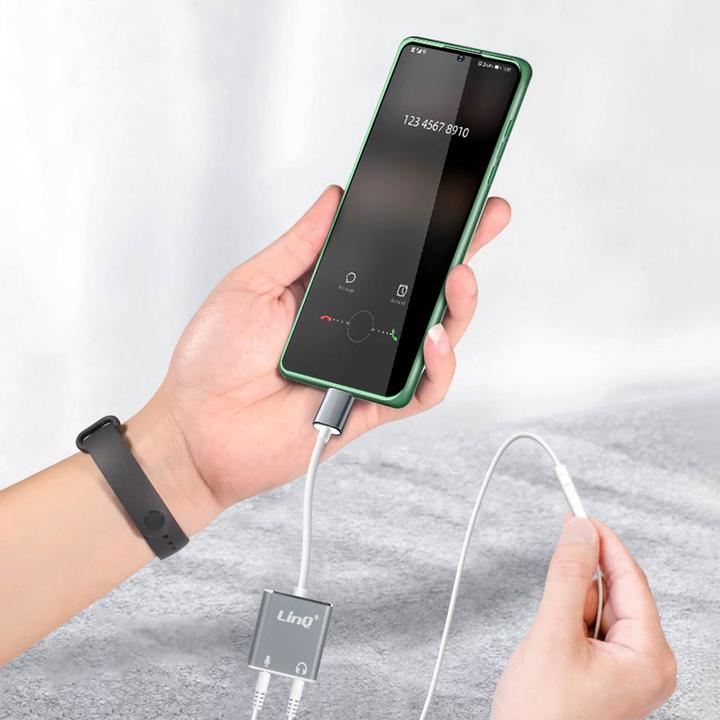 Actual product image LinQ USB-C / Micro + 3.5mm jack adapter (USB Type C, 3.5mm jack)