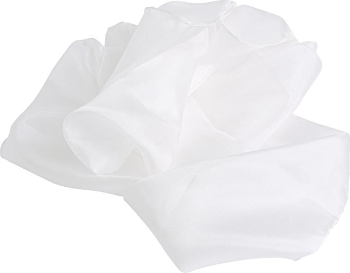 Image du produit Ideen Foulard en soie P06, 90x90 cm blanc
