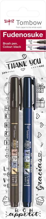 Immagine prodotto Tombow Penna calligrafica WS-BH / BS (Nero, 2 x)