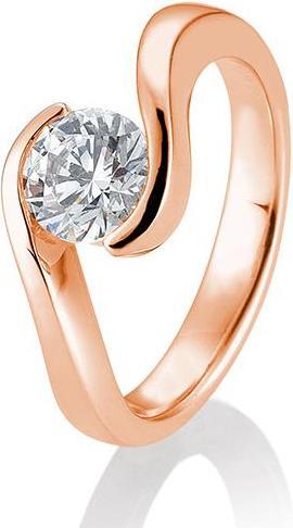 Breuning Ring Schwung 0,80-1,50 ct. (51, 585/14 K Gold)
