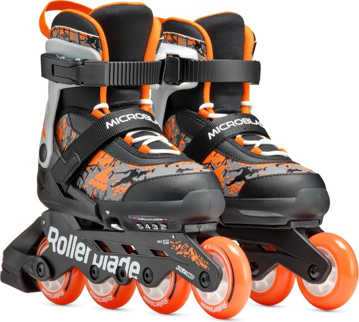 Produktbild Rollerblade Inline-Skates Microblade SL Schwarz/Orange, 33-36.5 (33, 36.5)