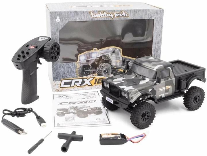Immagine prodotto Hobbytech Scala Crawler CRX18 Pick-up 4WD Grigio, RTR, 1:18 (RTR pronto all'uso)
