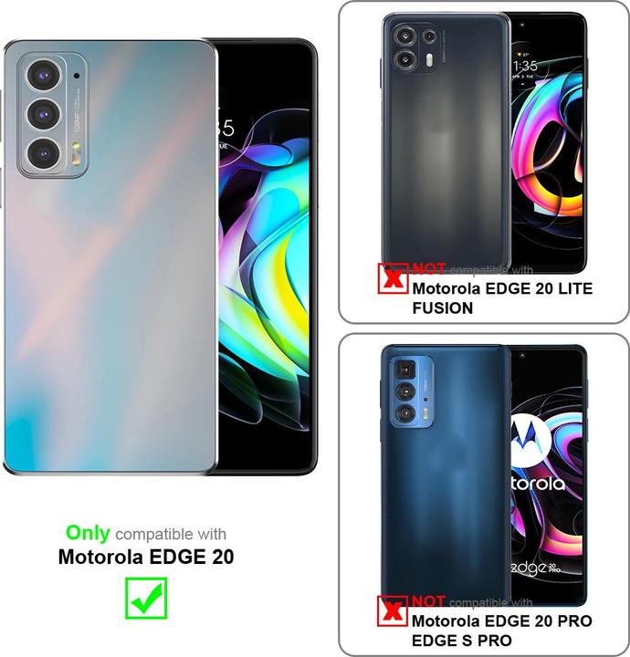 Image du produit Cadorabo Coque pour Motorola EDGE 20 universel avec Clip (Motorola Edge 20)