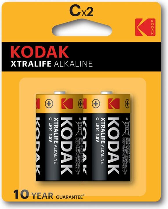 Actual product image Kodak XTRALIFE Alk C-Cell 10x2