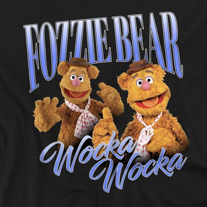 Actual product image Gildan Unisex Adult Bootleg Fozzie Bear T-Shirt (L)