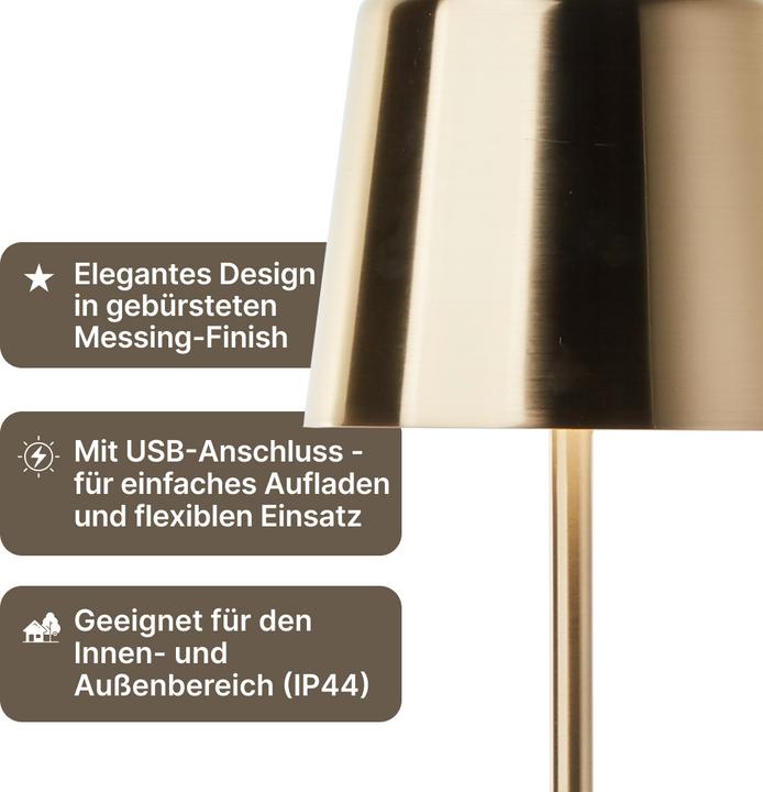 Produktbild Brilliant Akku Tischlampe (300 lm)