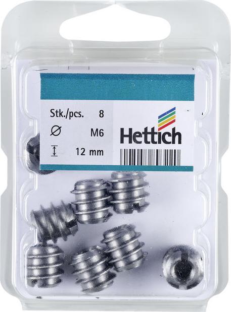 Actual product image Hettich Eindreh-Muffe M6 x 12 mm