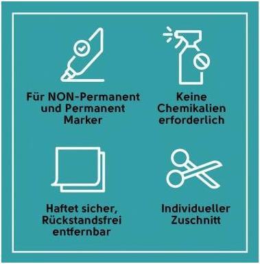 Produktbild Post-it Whiteboard Folie (122 x 183 cm)