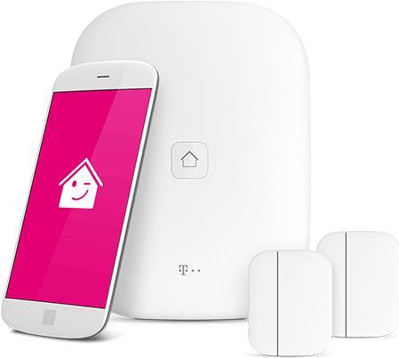 Produktbild Telekom SmartHome Starter Paket WLAN Weiss zentrale Smart Home Steuereinheit