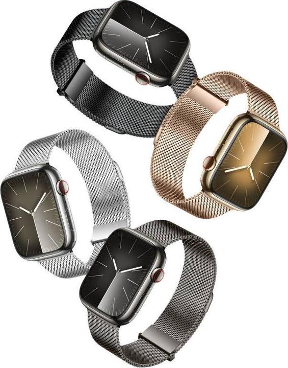 Image du produit Dux Ducis Milanese Pro Bracelet Apple Watch 42/44/45/49MM - Or (45 mm, 44 mm, 42 mm, 49 mm, Acier inoxydable)
