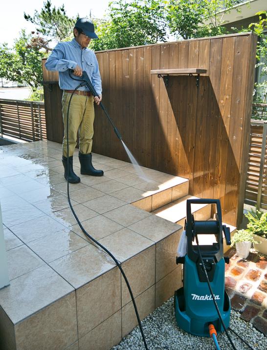 Actual product image Makita HW1200 high pressure washer 120 b (Electrical connection)