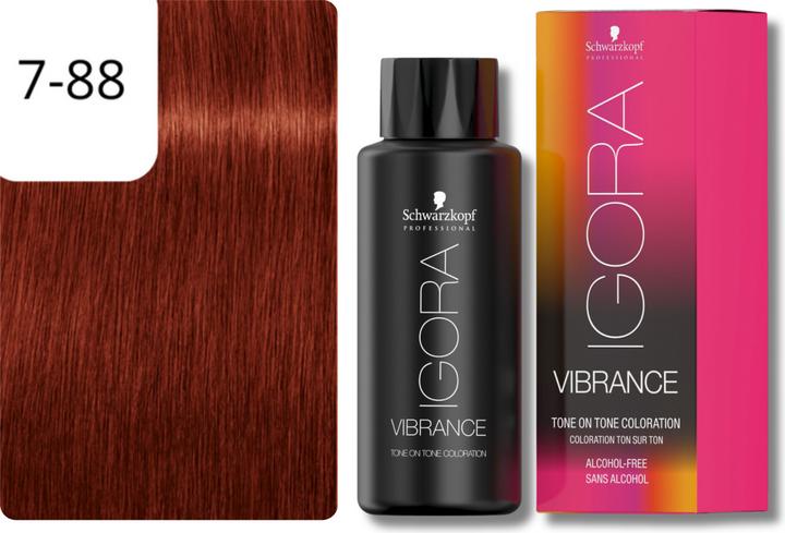 Produktbild Schwarzkopf Professional IGORA Vibrance Haartönung NEU (7-88 Mittelblond Rot Extra)