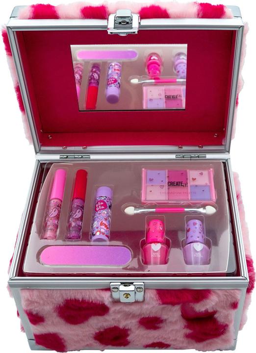 Create It! Hart Make Up Case Fluffy Hartjes