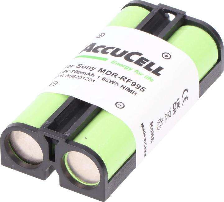 Produktbild AccuCell Akku Sony MDR-RF995 BP-HP800-11 (MDR-RF4000, MDR-RF895RK)