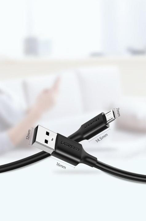 Produktbild Ugreen USB A — Micro USB (1 m, USB 2.0, 18 W)