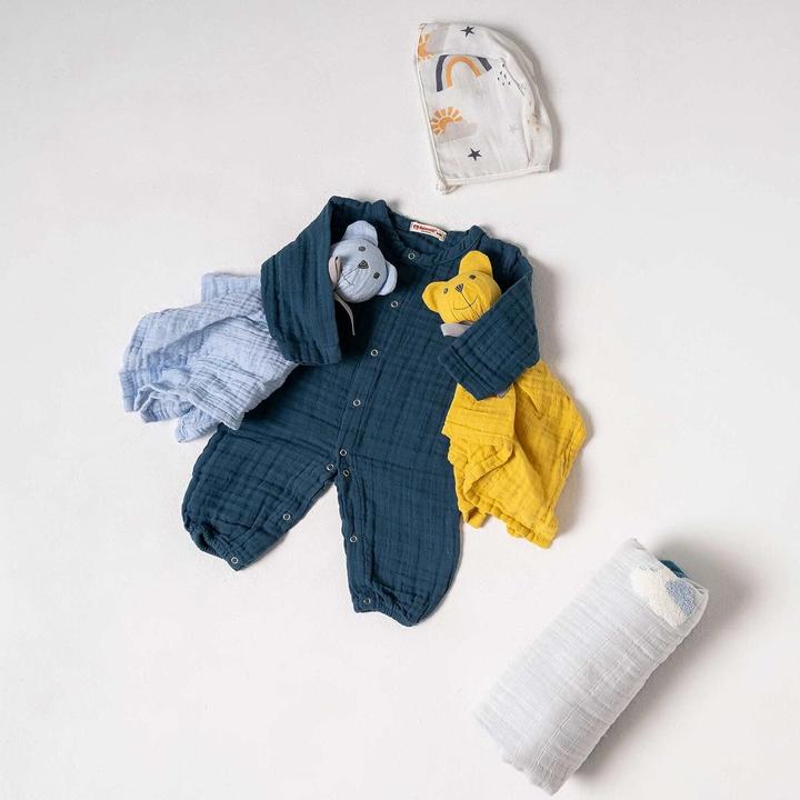 Actual product image Beberotti Organic Muslin jumpsuit (74)