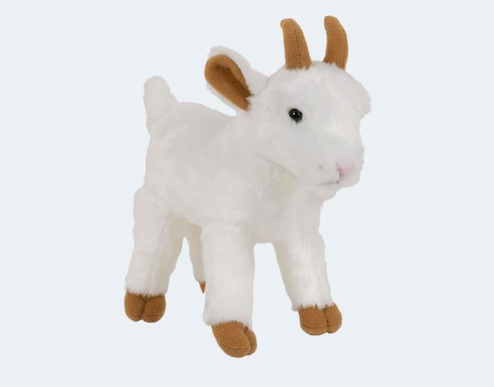 Actual product image Semo Soft toy goat, 20 cm, white, cuddly toy goat soft toy animals animals (20 cm)