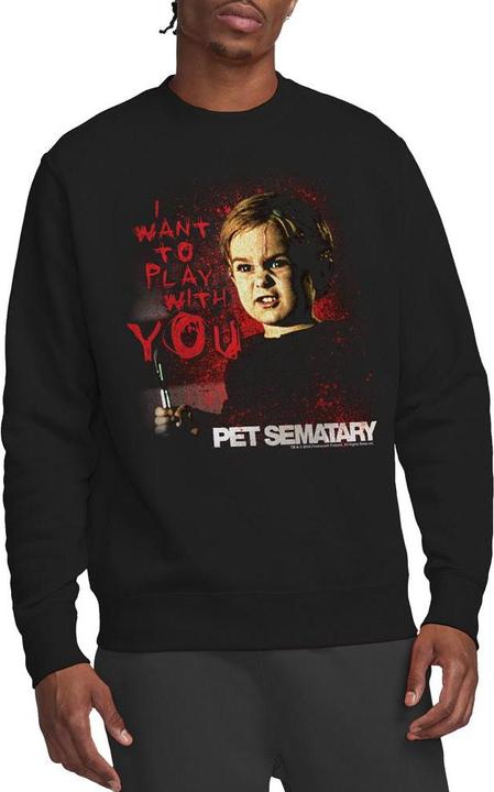 Immagine prodotto Pet Sematary I Want To Play Felpa Adulto Unisex (XL)