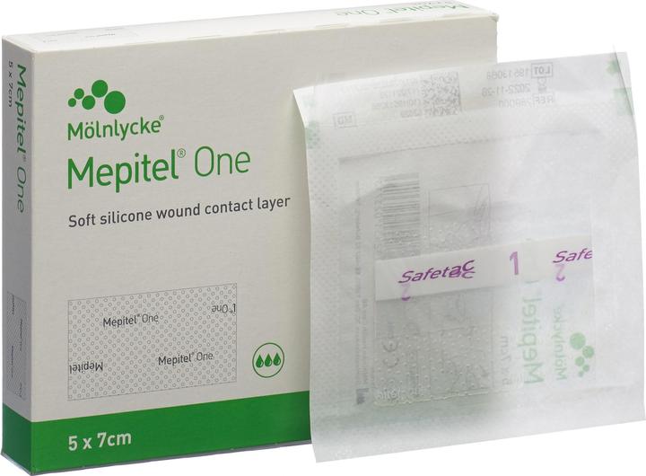 Actual product image Mepitel One Wundverband 5x7cm (neu) (5 x)