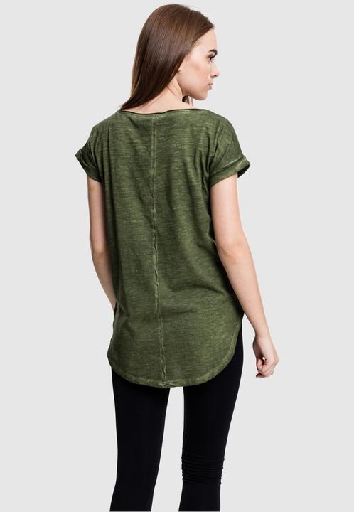 Image du produit Urban Classics Ladies Long Back Shaped Spray Dye Tee (L)