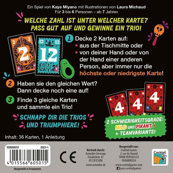 Image du produit Cocktail games Trio (Allemand)