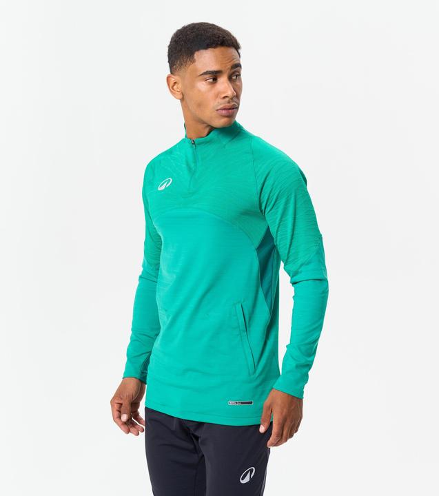 Immagine prodotto Kipsta Calcio da donna/uomo con 1/2 zip - verde CLR (L)
