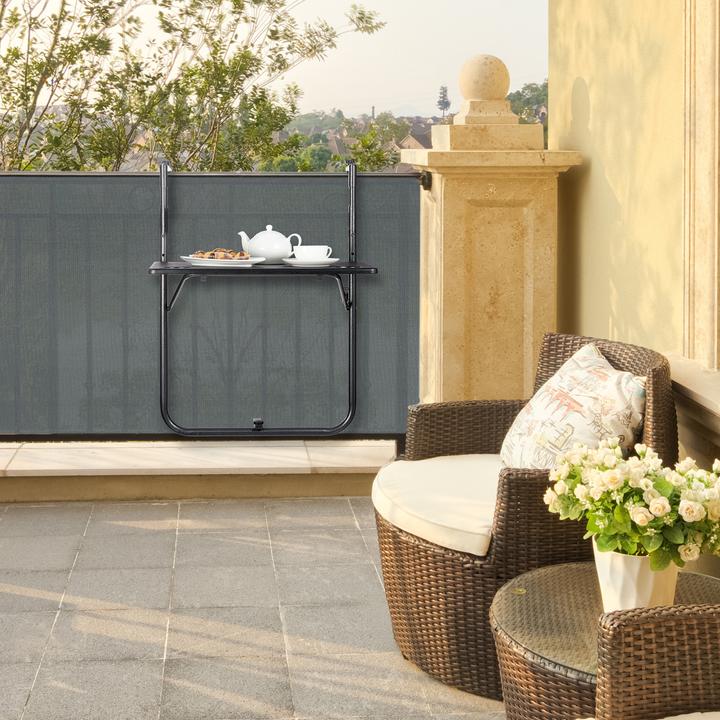 Image du produit Relaxdays Table-balcon suspendue (59.50 cm)