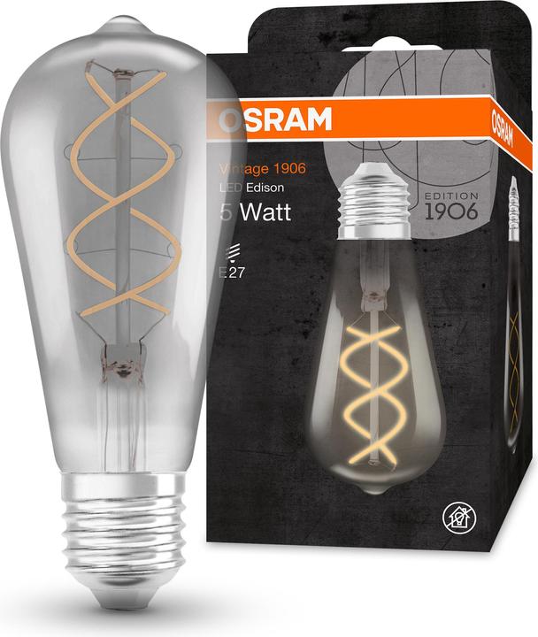 Produktbild Osram Vintage 1906 Led Edison (E27, 5 W, 140 lm, 1 x, G)