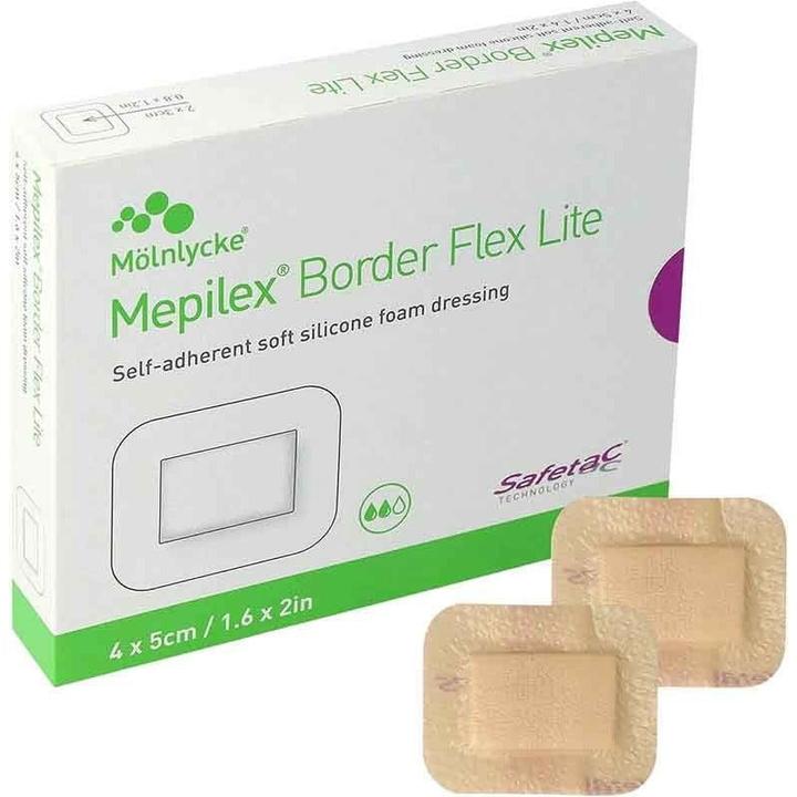Immagine prodotto Mepilex Border Lite Silicone Foam Dressing 4 x 5 cm, 10 pz. (10 x)