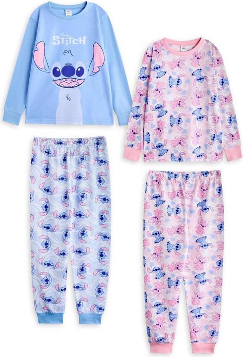 Immagine prodotto Lilo & Stitch Set Pigiama Lungo Punto e Angelo Ragazze Misura Confezione 2 (140)