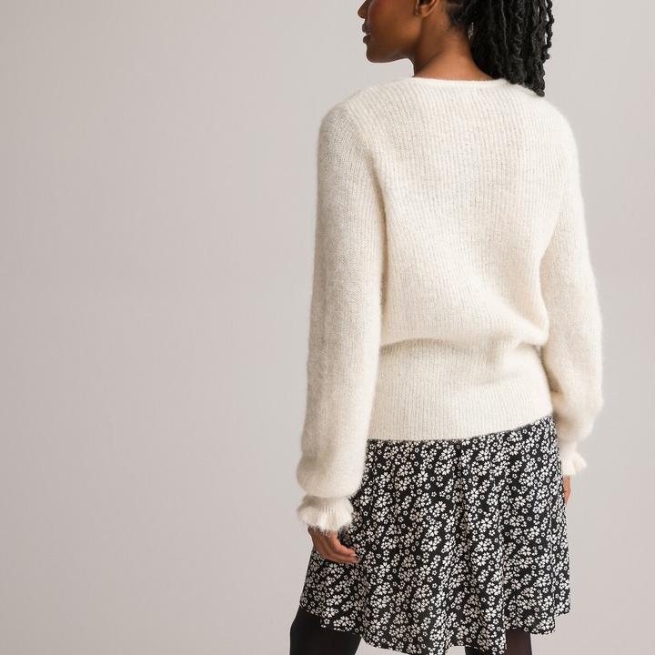 Immagine prodotto La Redoute Collections Cardigan con collo rotondo (XXL)