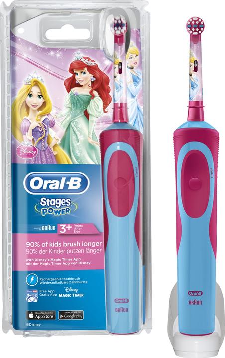 Oral-B Stages Power Kids Princess (Oszillierende Zahnbürste)
