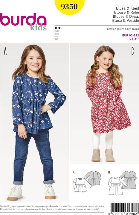 Schnittmuster Bluse + Kleid