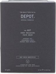 Produktbild Depot 807 Deep Relaxing Face Mask for Men 12 Pack