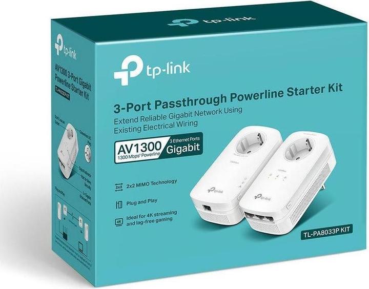 Actual product image TP-Link TL-PA8033P Kit (1300 Mbit/s)